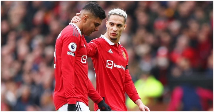 Carlos Casemiro, che ha prodotto due cartellini rossi in sei mesi dopo essersi unito al Manchester United